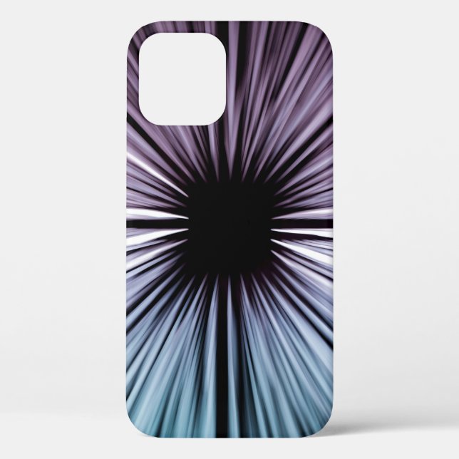 Funda De Case-Mate Para iPhone Ilustracion óptico de ilusión blanco y negro (Reverso )