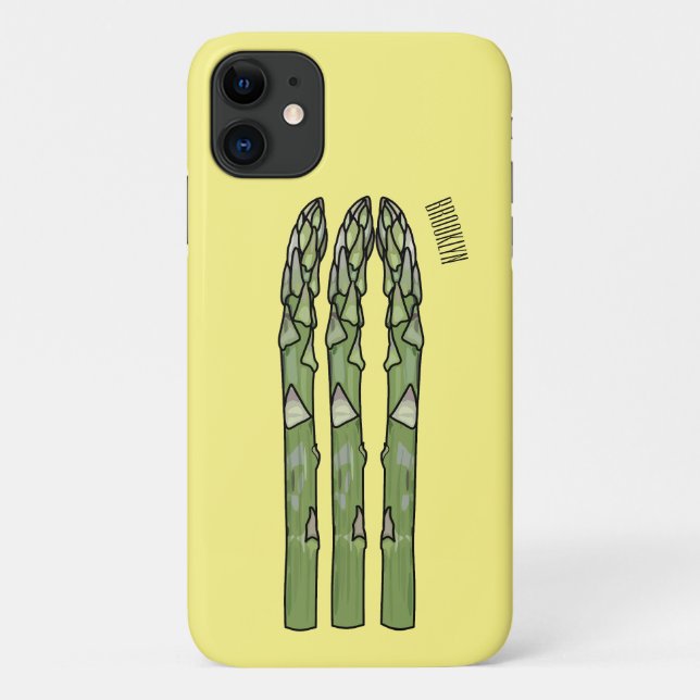 Funda De Case-Mate Para iPhone Ilustracion personalizado Asparagus (Reverso)