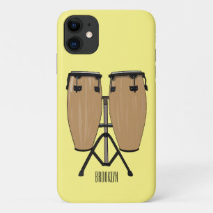 Funda Para iPhone 11 Ilustracion personalizado Bongo drum