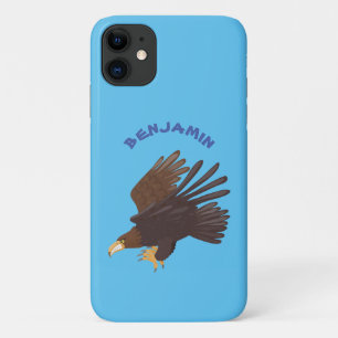 Funda Para iPhone 11 Ilustracion personalizado de águila dorada diverti