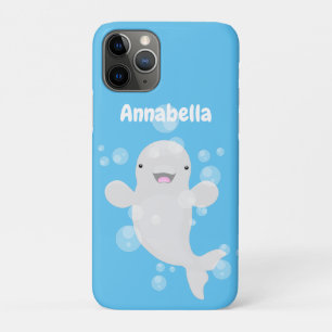 Funda Para iPhone 11 Pro Ilustracion personalizado de ballenas de la beluga