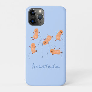 Funda Para iPhone 11 Pro Ilustracion personalizado de cacahuetes de puenteo