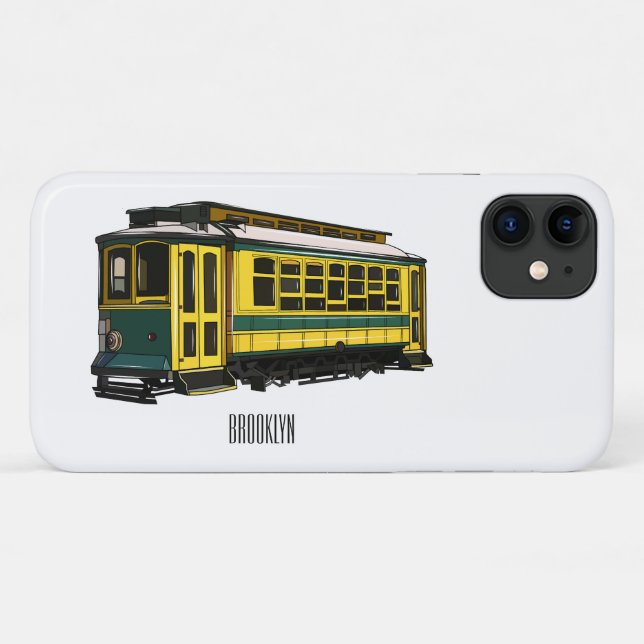 Funda De Case-Mate Para iPhone Ilustracion personalizado de carrito de Mata (Reverso (horizontal))
