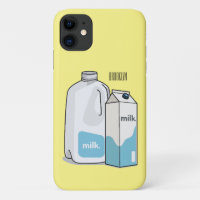 Ilustracion personalizado de leche