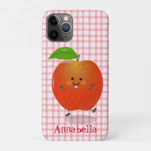 Funda Para iPhone 11 Pro Ilustracion personalizado de manzana bailando a la