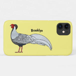 Funda Para iPhone 11 Ilustracion personalizado de pájaro faisán
