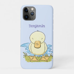 Funda Para iPhone 11 Pro Ilustracion personalizado de pato amarillo