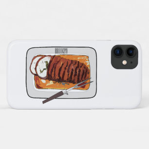 Funda Para iPhone 11 Ilustracion personalizado de pavo asado