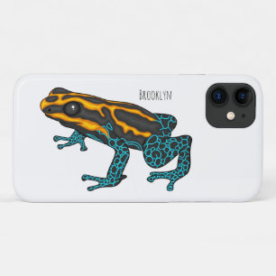 Funda Para iPhone 11 Ilustracion personalizado de rana darda venenosa