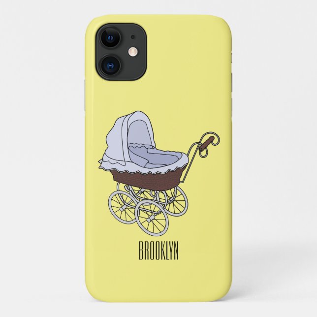 Funda De Case-Mate Para iPhone Ilustracion personalizado de Stroller (Reverso)