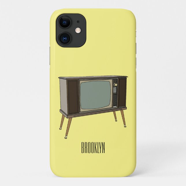 Funda De Case-Mate Para iPhone Ilustracion personalizado de televisión (Reverso)