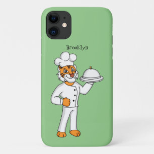 Funda Para iPhone 11 Ilustracion personalizado de tigre gracioso