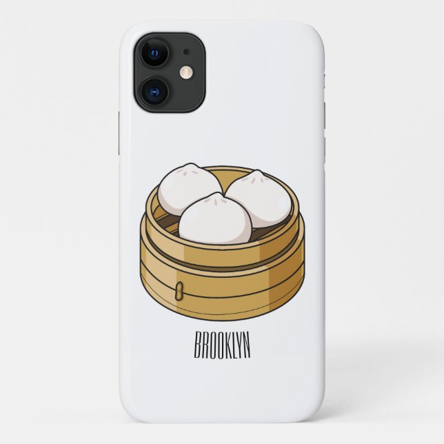 Funda De Case-Mate Para iPhone Ilustracion personalizado Dim sum (Reverso)