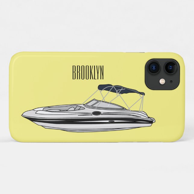Funda De Case-Mate Para iPhone Ilustracion personalizado en motocicleta (Reverso (horizontal))
