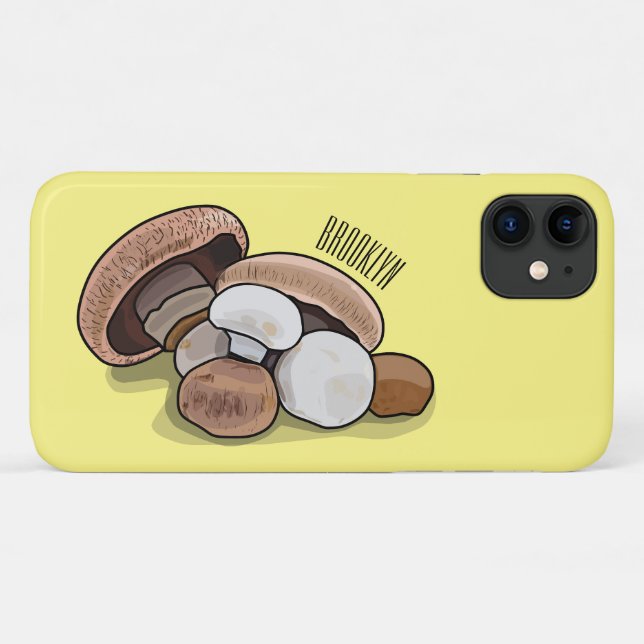Funda De Case-Mate Para iPhone Ilustracion personalizado hongo (Reverso (horizontal))