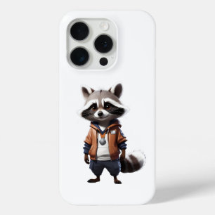 Funda Para iPhone 15 Pro Ilustracion Raccoon de Guay y Adorable Personaliza