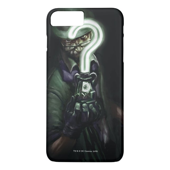 Funda De Case-Mate Para iPhone Ilustracion Riddler (Reverso)