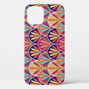Funda Para iPhone 12 Ilustracion textil tradicional indio