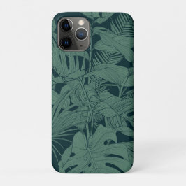 Funda Para iPhone 11 Pro Ilustracion tropical exótico.