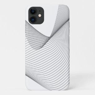 Funda Para iPhone 11 Ilustración urbana ondulada moderna, simple y futu