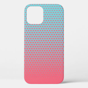 Funda Para iPhone 12 Ilustracion vertical de gradiente de semitono. P