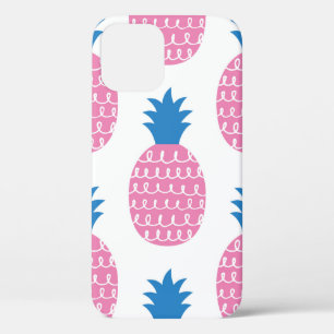 Funda Para iPhone 12 Ilustración vintage de patrón sin soldadura de piñ