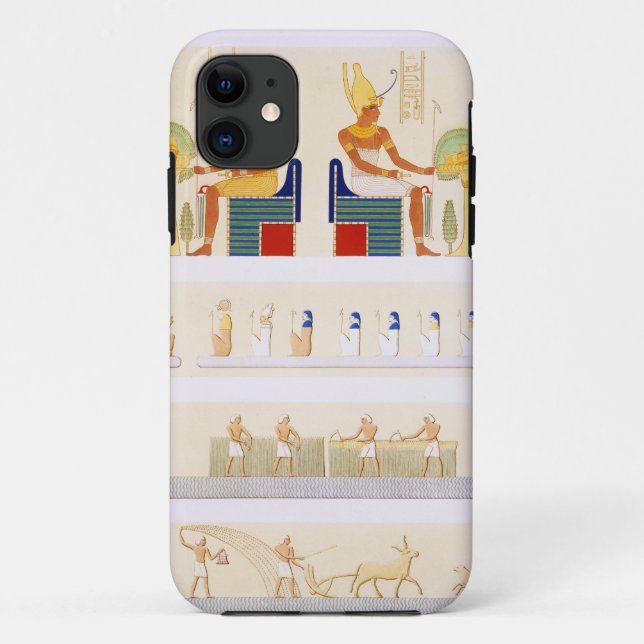 Funda De Case-Mate Para iPhone Ilustraciones de tableros y de murales pintados (Reverso)
