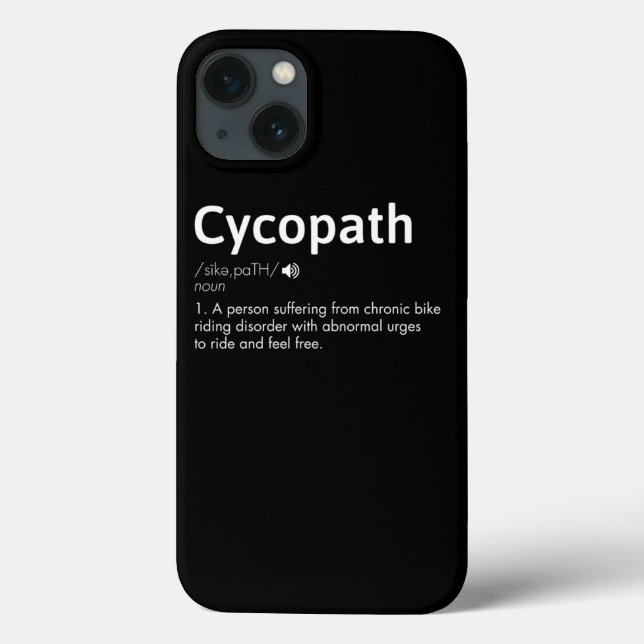 Funda De Case-Mate Para iPhone IM A Cycopath Funny Bike Cycling Gift  (Reverso)