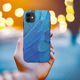 Funda Para iPhone 11 I'm blue - cool parrot feathers