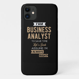 Funda Para iPhone 11 im un analista de negocios para ahorrar tiempo