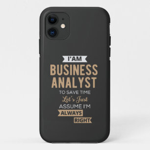 Funda Para iPhone 11 im un analista de negocios para ahorrar tiempo