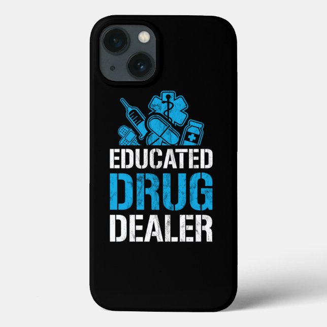 Funda De Case-Mate Para iPhone IM Un Farmacéutico Educado Divertido De Medicament (Reverso)