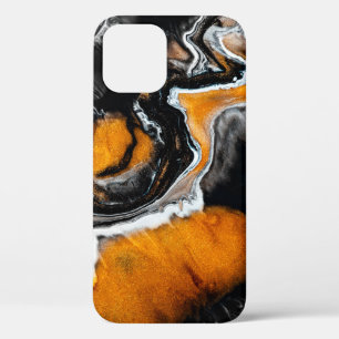 Funda Para iPhone 12 Imagen acrílica líquida con pinturas artísticas mi