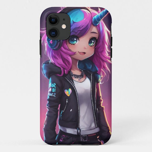 Funda De Case-Mate Para iPhone Imagen de Emo Rock: Expresión Artística Expresiva (Reverso)