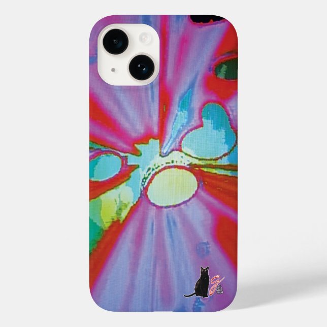 Funda De Case-Mate Para iPhone Imagen de KC Burst (Reverso )