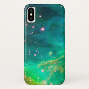 Funda Para iPhone X Imagen de la galaxia del cúmulo de estrellas de l