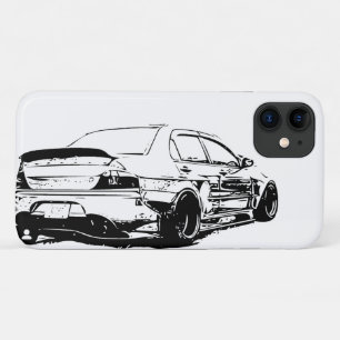 Funda Para iPhone 11 Imagen del vector de evolución Mitsubishi