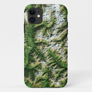 Funda Para iPhone 11 Imagen por satélite espectacular (montañas)