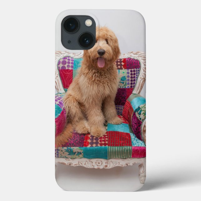 Funda De Case-Mate Para iPhone Imágenes de Getty | Cute Goldendoodle (Reverso)