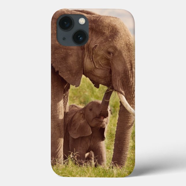 Funda De Case-Mate Para iPhone Imágenes de Getty | Elefante y bebé (Reverso)
