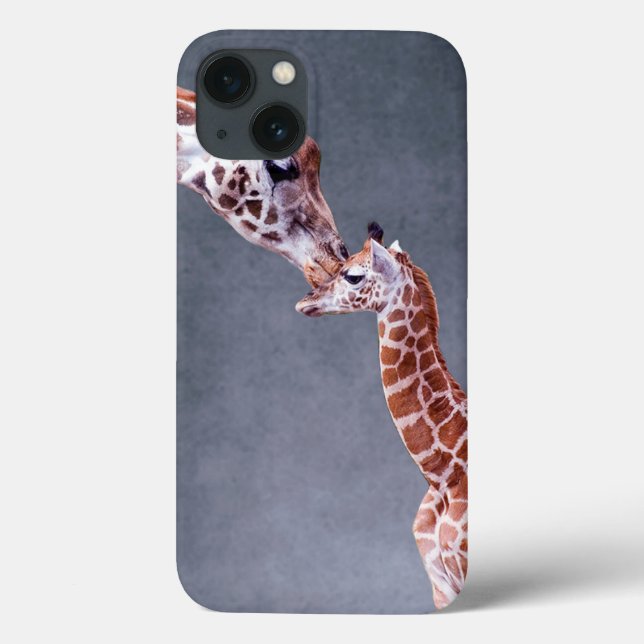 Funda De Case-Mate Para iPhone Imágenes de Getty | Madre y bebé Giraffe (Reverso)