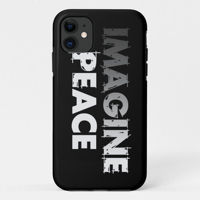 Funda De Case-Mate Para iPhone Imagina la paz V2 (Reverso)