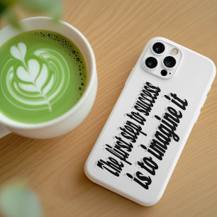 Funda Para iPhone 14 De Case-Mate Imagina una cita motivacional de éxito