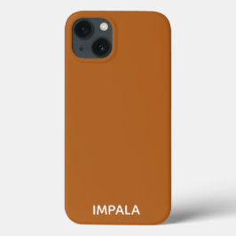 Funda Para iPhone 13 Impala color marrón nombre Funda-Mate iPhone estuc