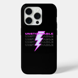 Funda Para iPhone 15 Pro Imparable, motivacional, Inspirador