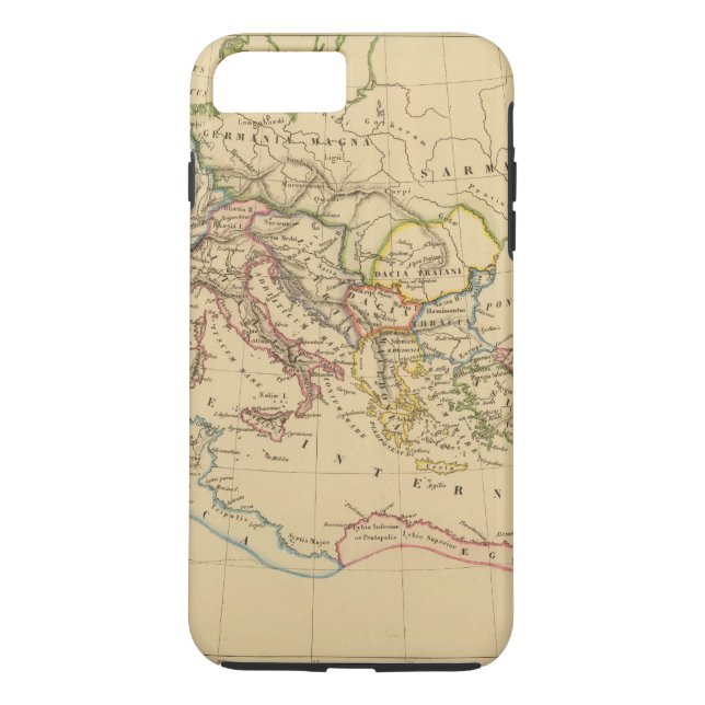 Funda De Case-Mate Para iPhone Imperio romano debajo de Constantina y de Trajan (Reverso)