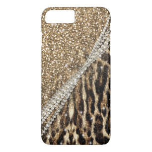 Funda Para iPhone 8 Plus/7 Plus Impresión animal de la piel de imitación del