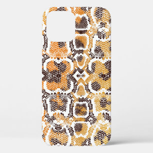 Funda Para iPhone 12 Impresión animal, fondo de textura leopardo, pa se