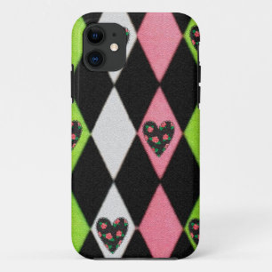 title_seo2 Impresión colorida Harlequin con corazón Rosa