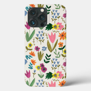 Funda Para iPhone 13 Pro Impresión completa de tulipanes florales
